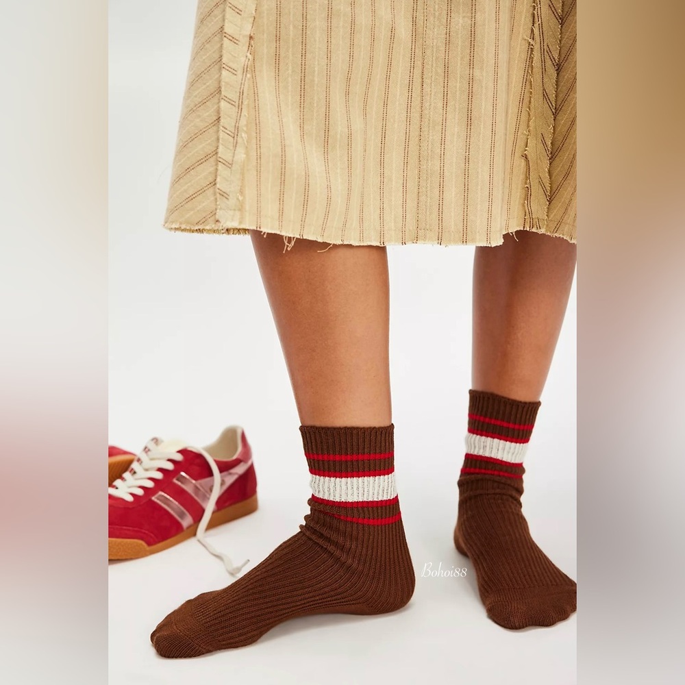 NWT Free People Sporty Slouch Socks - Picture 7 of 8